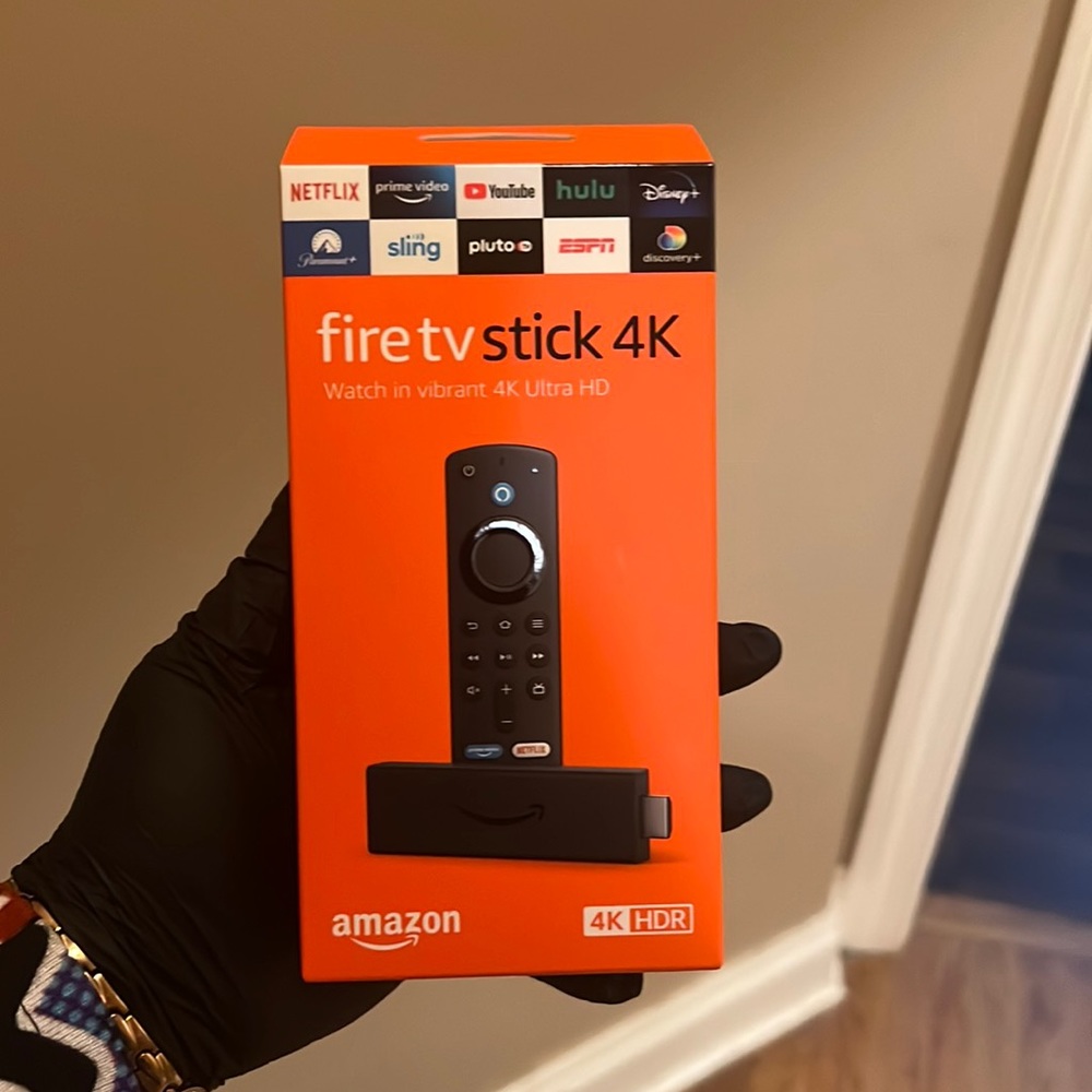 Fire TV stick 4K with Alexa capabilities
